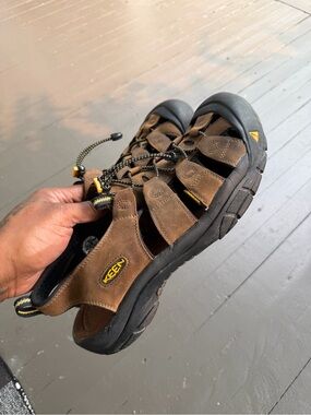 KEEN Men's Brown Waterproof Hiking Sandals mens 14